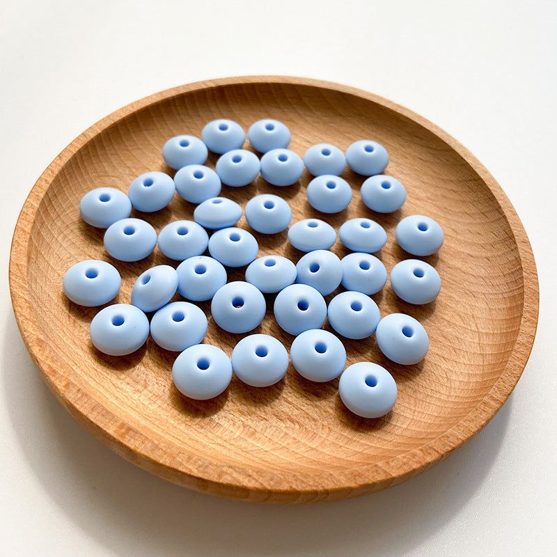 Wholesale 50PCS DIY Abacus Beads Silicone Small Beads 12MM