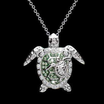 Wholesale Trendy Turtle Pendant Necklace Gold Alloy O Chain Boutique Resale