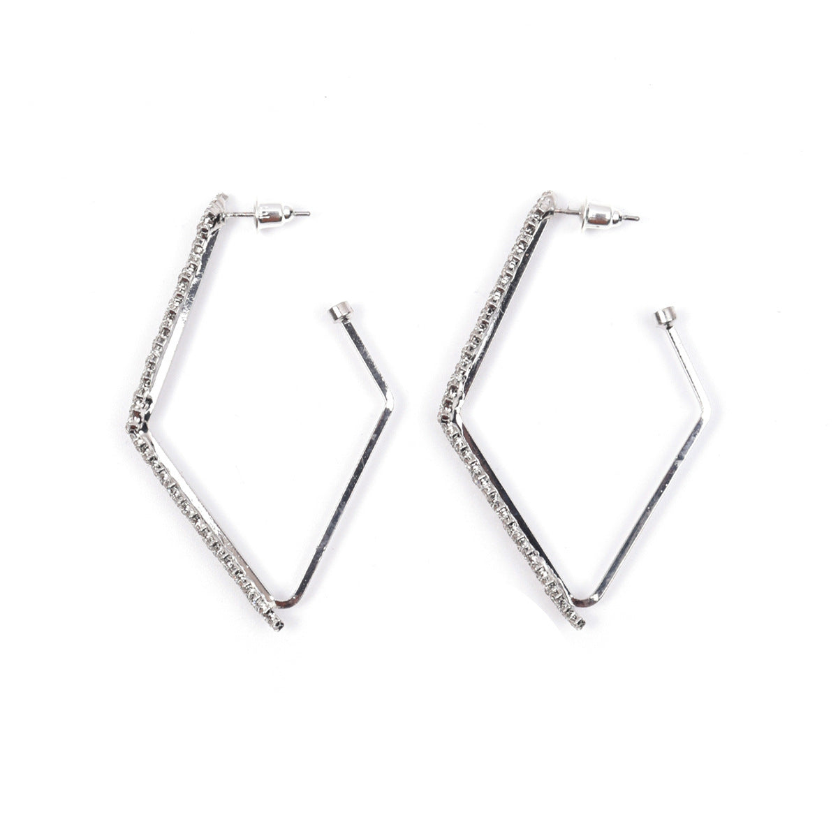 Wholesale rhinestone exaggerated  large earrings