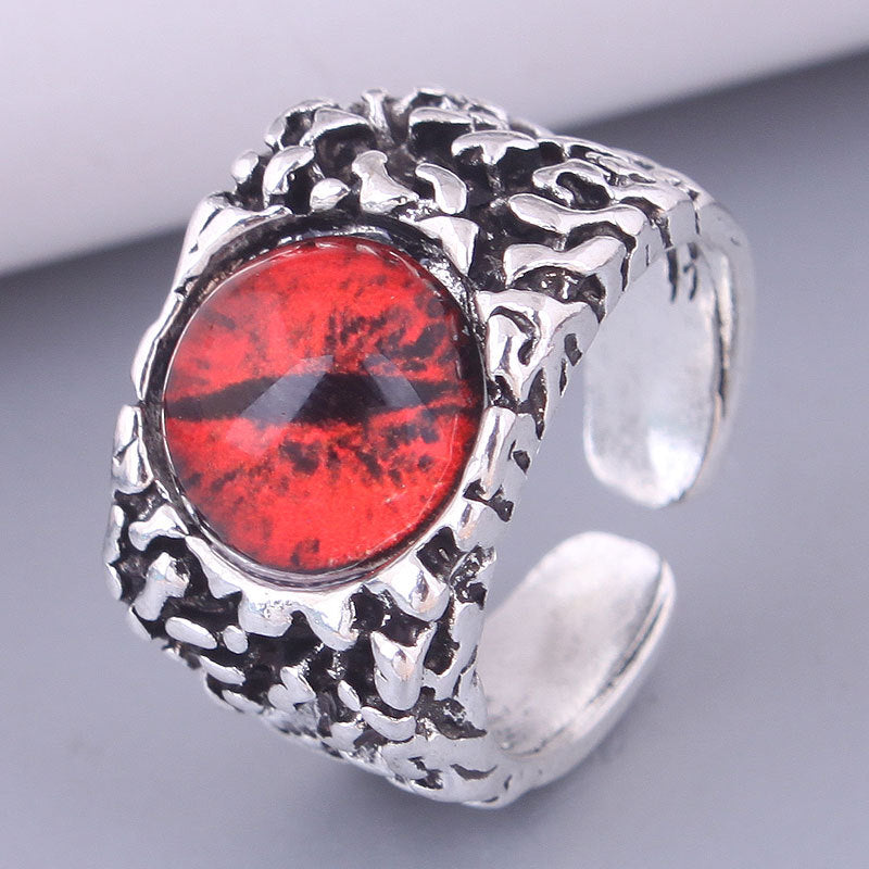Wholesale Vintage Devil Eye Open Ring Adjustable Rings ACC-RS-Weiy001