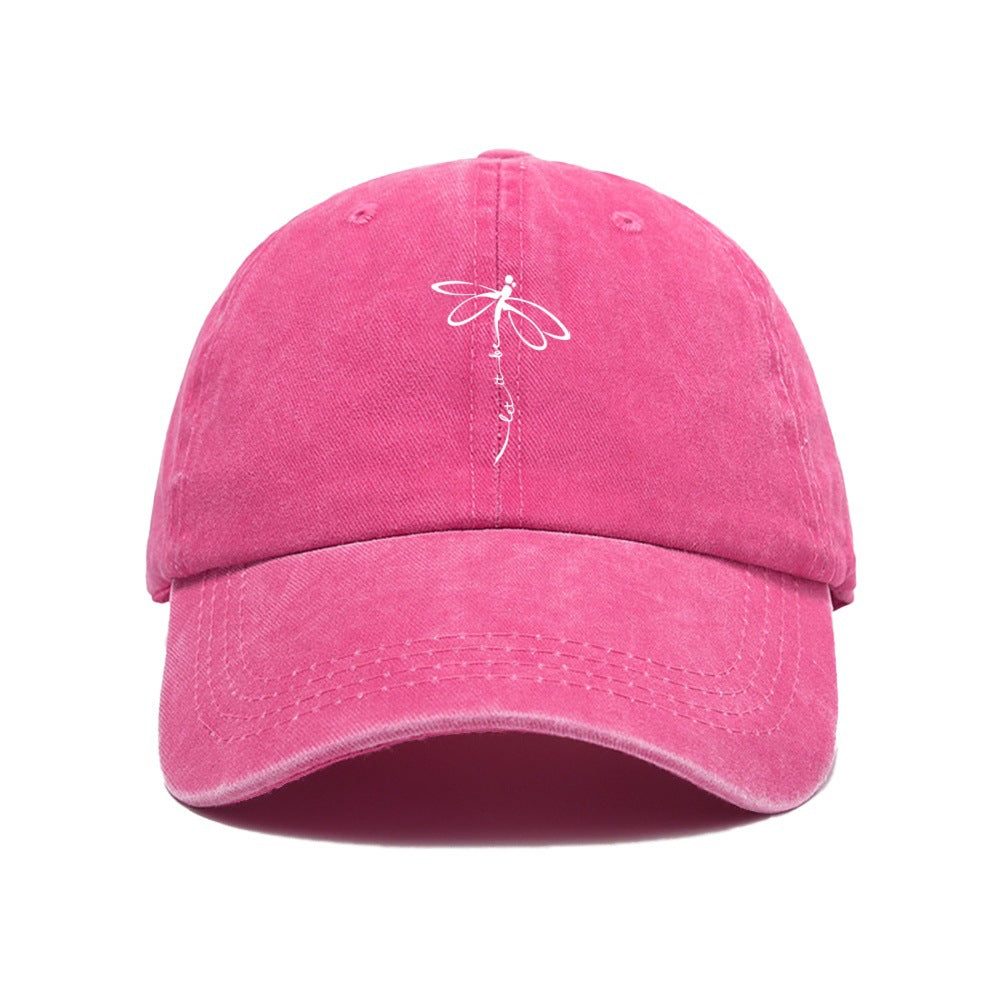 Wholesale Fashion dragonfly washed baseball cap