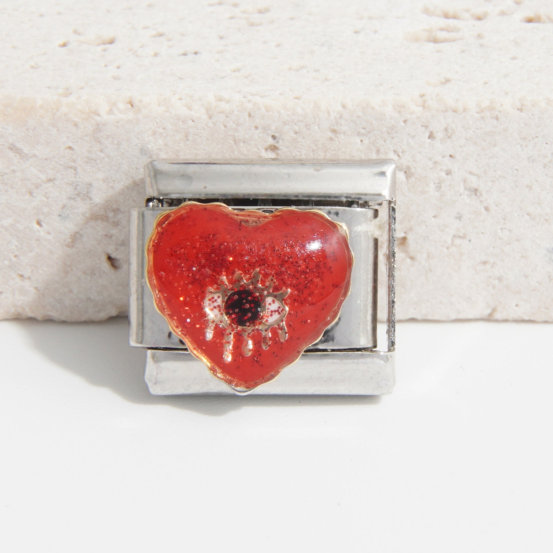 Wholesale 10pcs Italian Charm Bracelet 9mm DIY Splicing Cartoon Cute Stainless Steel Composable Bracelet