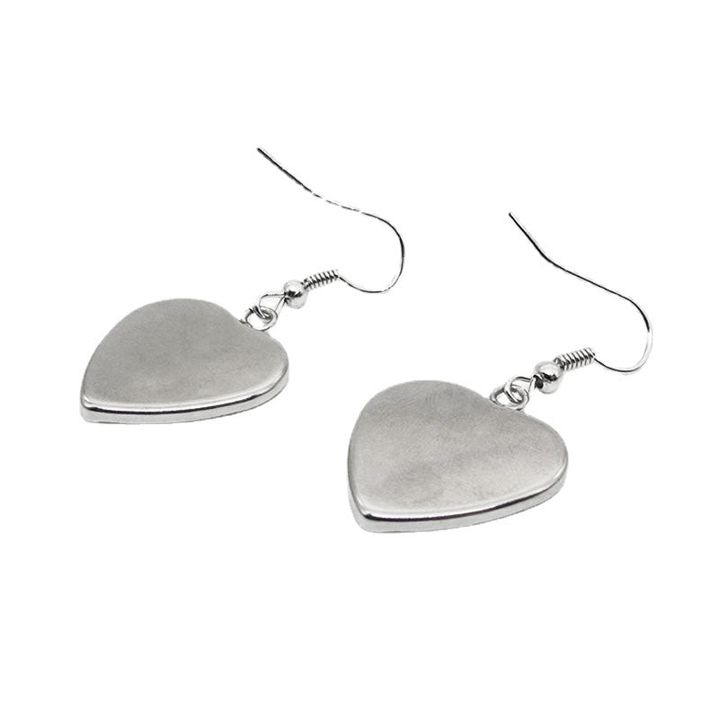 Wholesale Independence Day Stainless Steel Heart Earrings ACC-ES-XiangLian006