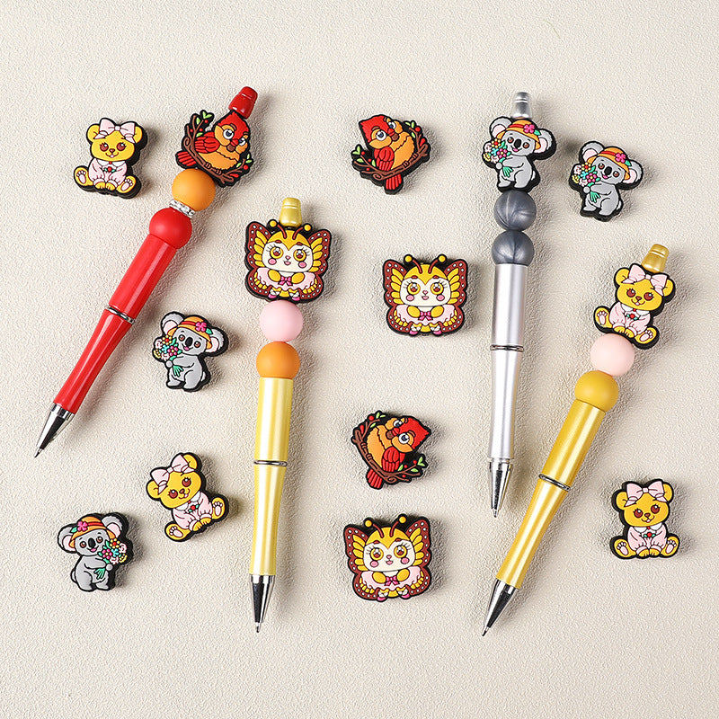 Wholesale 20pcs Cartoon Animal Focal Beads DIY Bead Accessories ACC-BDS-RongFa038