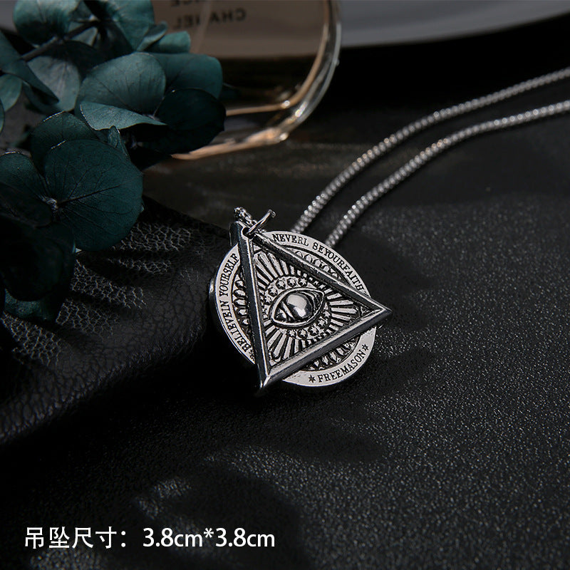 Wholesale Titanium Steel Long Necklace Men's Sweater Chain ACC-NE-Meihun009