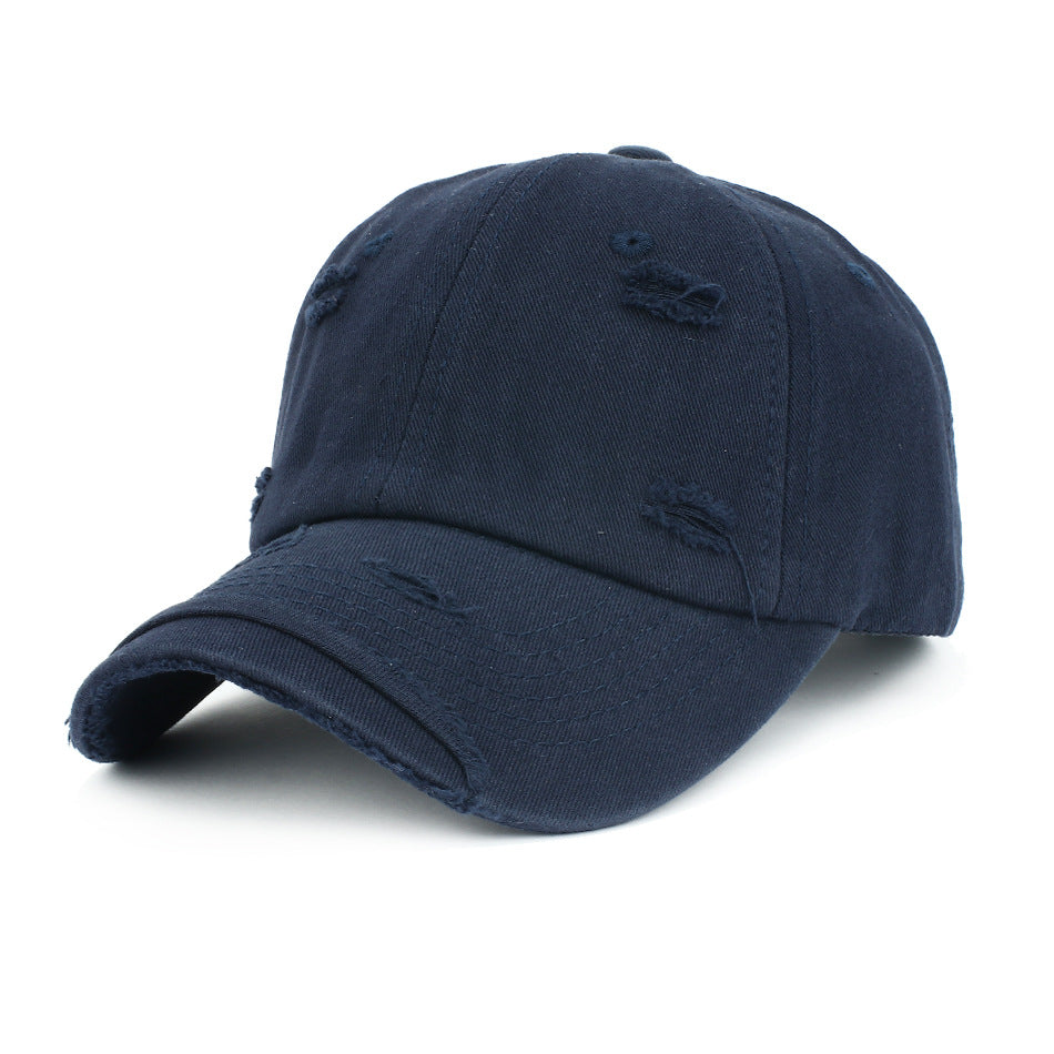Wholesale Hole Baseball Cap Soft Top Cotton Hat ACC-HT-RongZhao019
