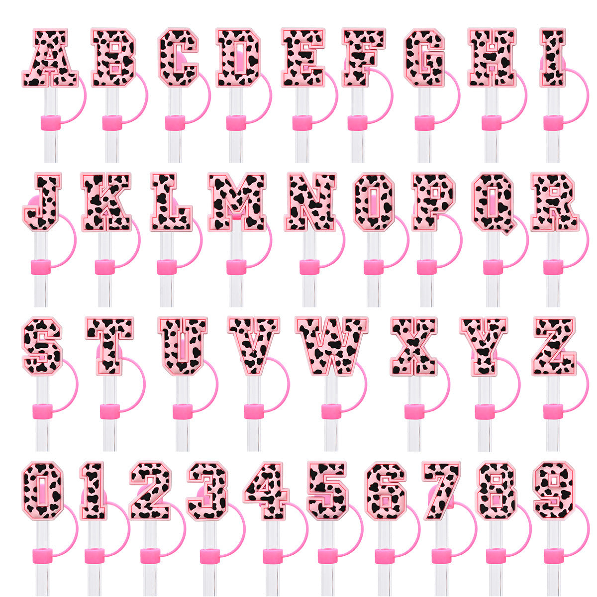 Wholesale Random 100pcs 10mm Straw Tube Cap PVC Soft Rubber Straw Plugs ACC-SCR-RYYY015