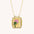 Wholesale  Square Brand Bohemian Art Retro Style Tarot Necklace