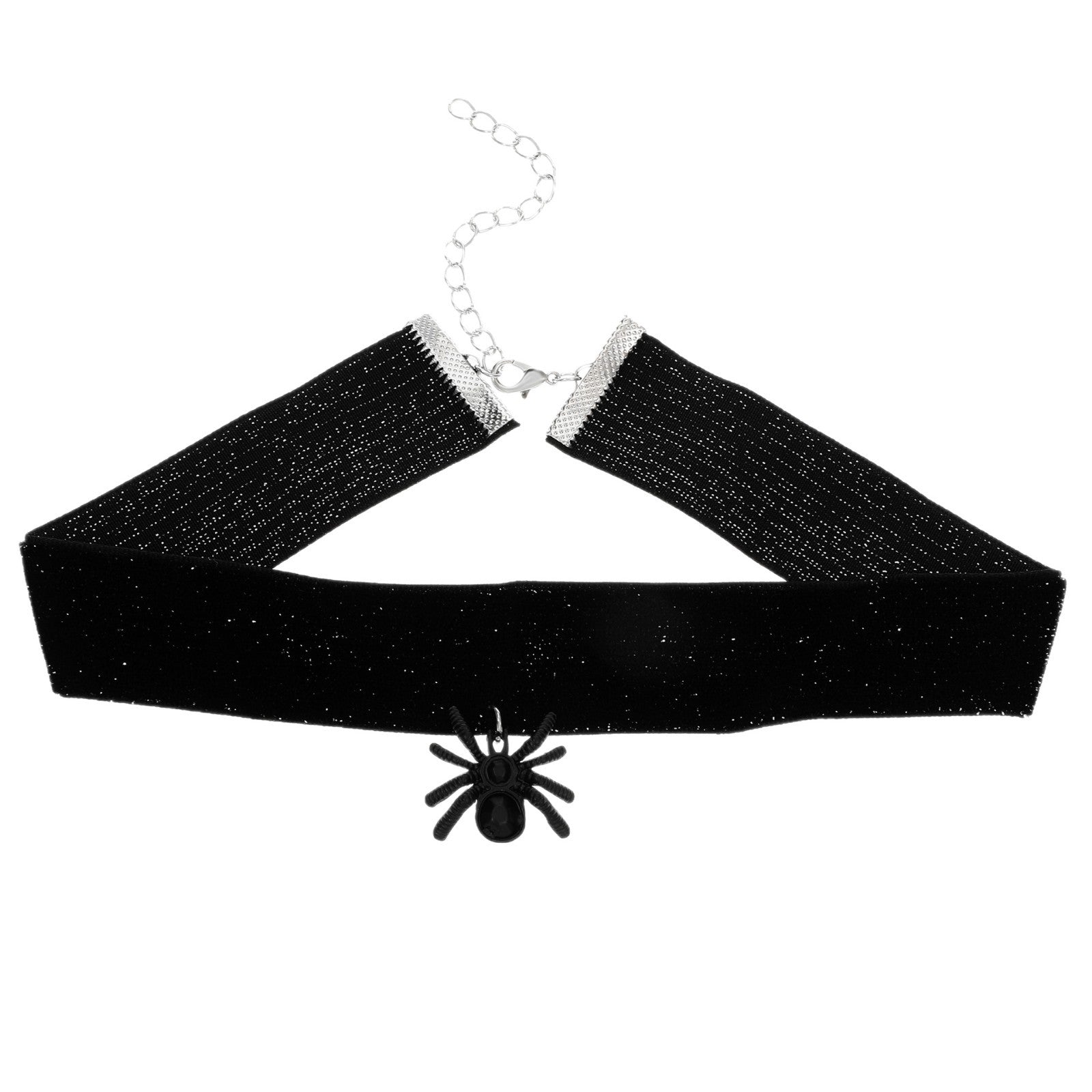 Wholesale Gothic Retro Flannel Choker with Flower Pendant - Vintage Lace Women' s Necklace - Stylish Boutique Jewelry