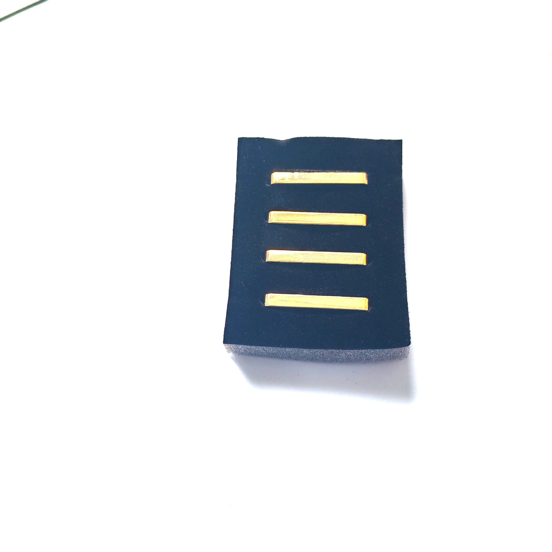 Wholesale Stylish Decorative Buckle Pendant Zinc Alloy Electroplated Laser Engraved Letters For Strap