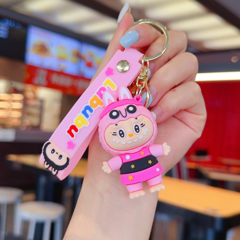 Wholesale Cute cartoon silicone keychain