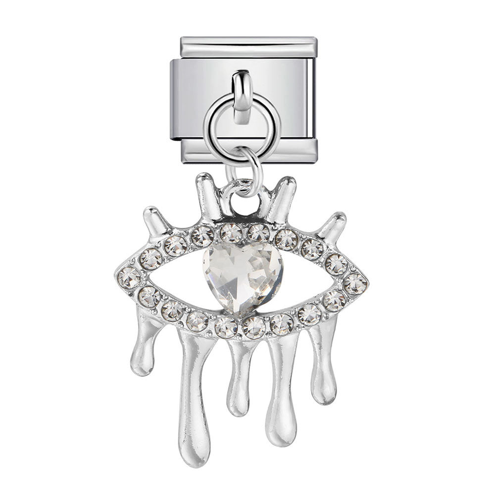 Wholesale 5pcs  Italian Charm Bracelet 9mm DIY  cute hookCreative Stainless Steel Composable Bracelet