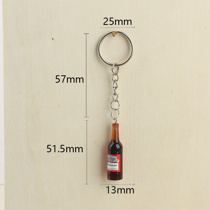 Wholesale Beer bottle keychain