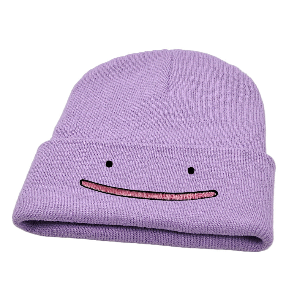 Wholesale cartoon cute embroidered beanie hat