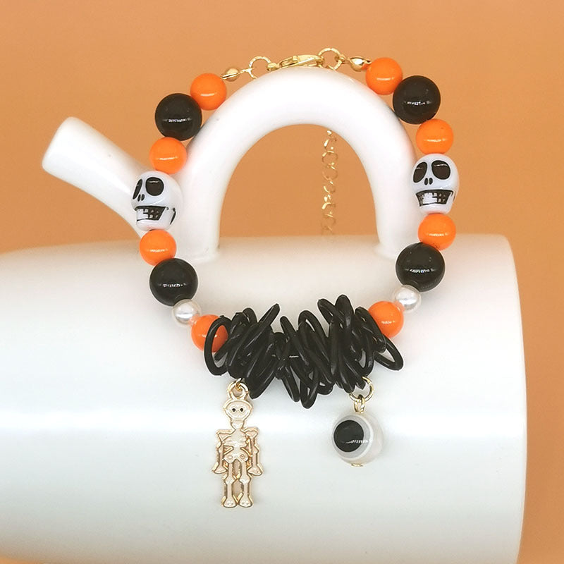 Wholesale Halloween Pumpkin Ghost Cat Zombie Skull Bracelet ACC-BT-Haol004