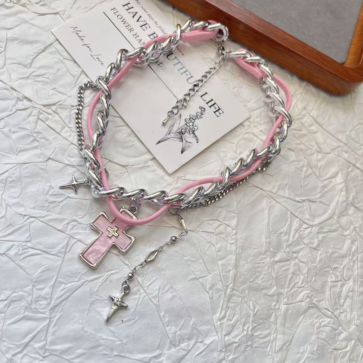 Wholesale  Butterfly Diamond Neck Chain Necklaces