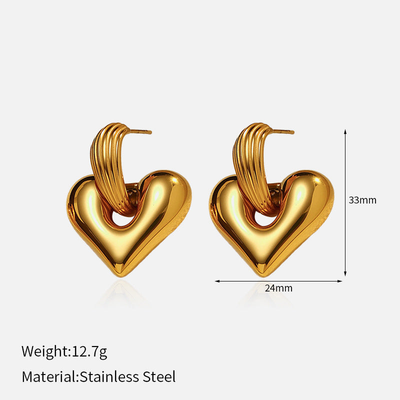 Wholesale  luxury multi-style stainless steel earrings