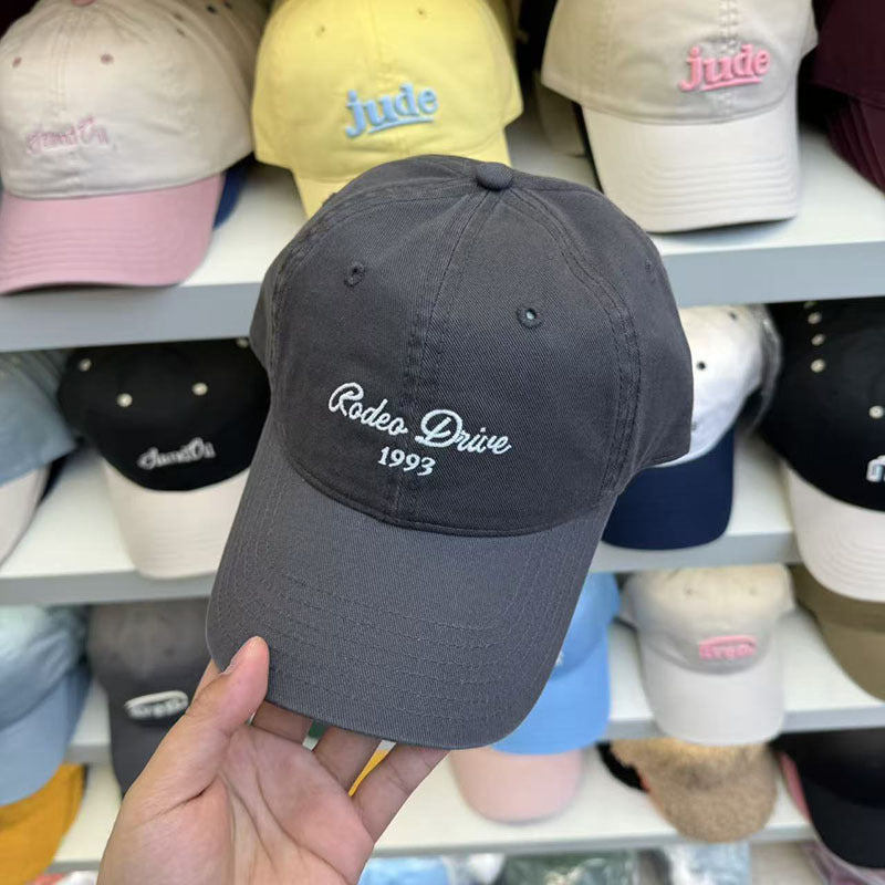 Wholesale Washed Soft Top Embroidered  Baseball Cap