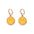 Wholesale creative cute alloy oil drop colorful smiley face earrings