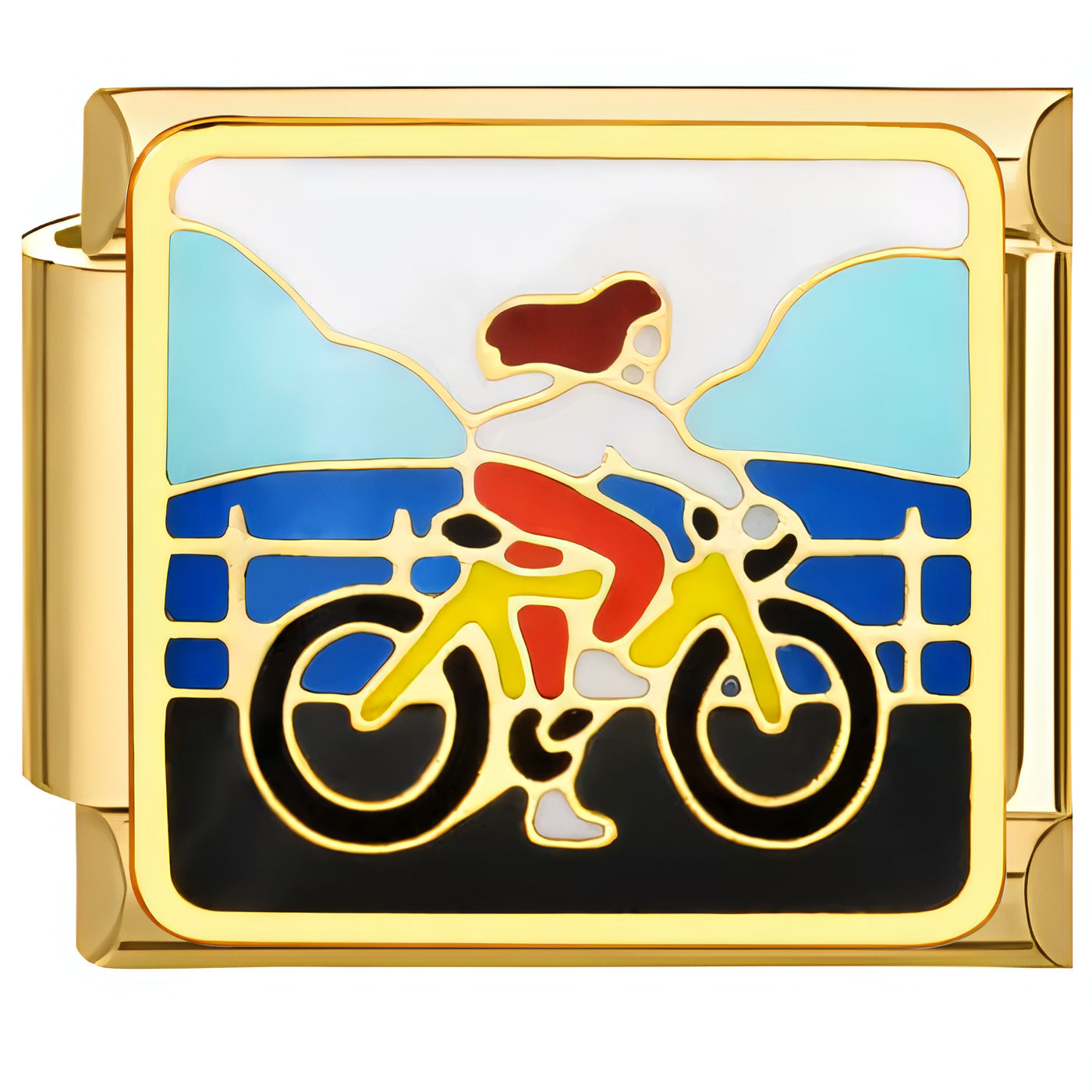 Wholesale Italian Charm Bracelet 9mm DIY  beautiful girl  Creative Stainless Steel Composable Bracelet