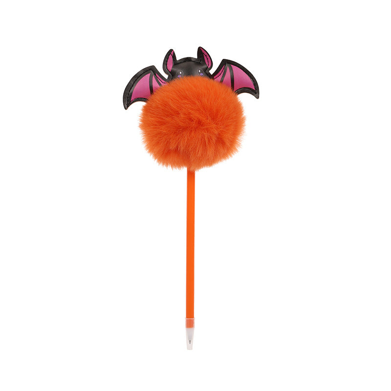 Wholesale  Halloween stationery decompression cartoon bat plush pen