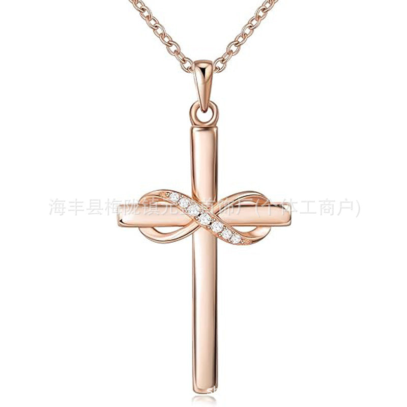 Wholesale s925 sterling silver cross necklace