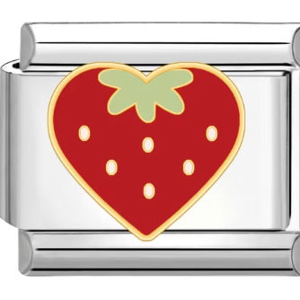 Wholesale  Italian Charm Bracelet 9mm DIY  Strawberry Animal Creative Stainless Steel Composable Bracelet
