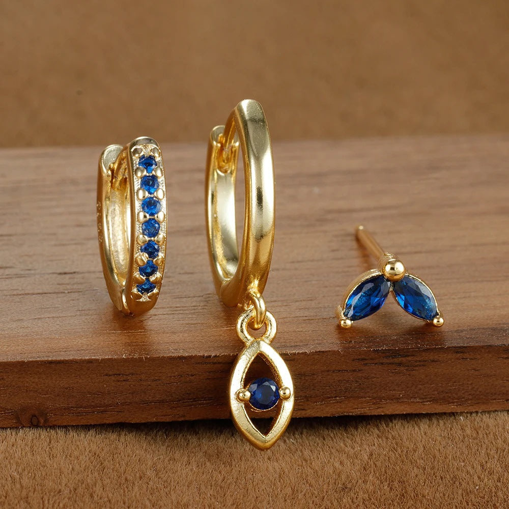 Wholesale Evil Eye Earring Set