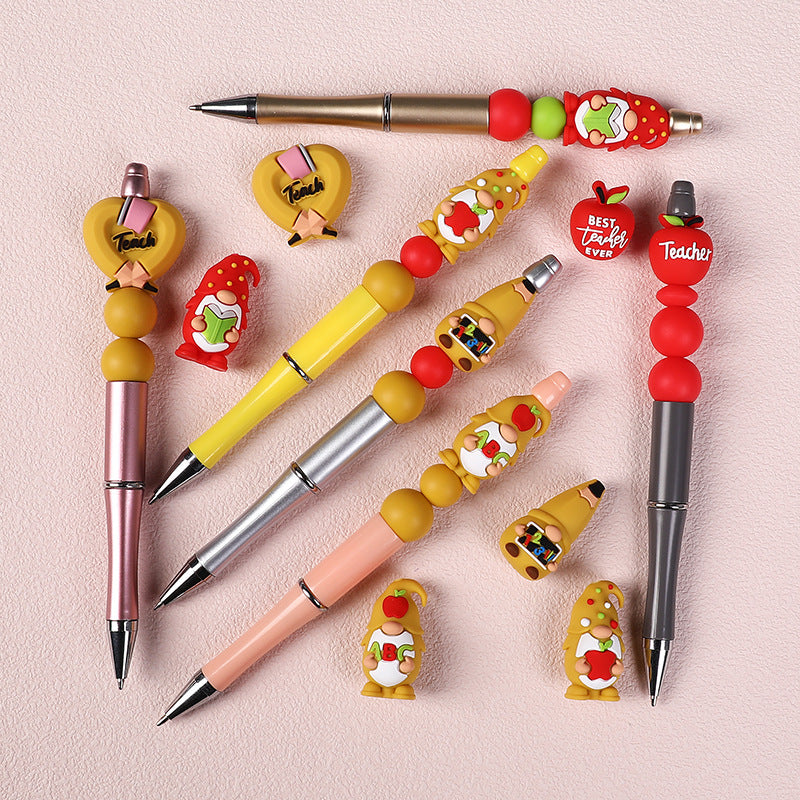 Wholesale 20pcs Cartoon Gnome Focal Beads DIY Bead Accessories