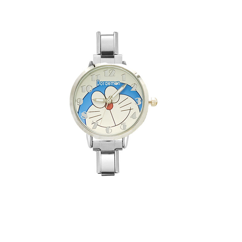 Wholesale Stainless Steel Cartoon Quartz Watch Waterproof Everyday Use Gift Resale