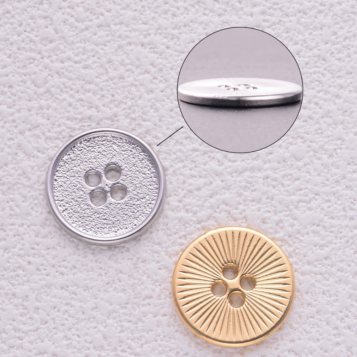 Wholesale 10PCS imple metal round cufflinks