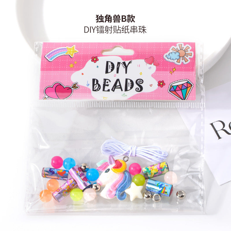Wholesale 5pcs Stickers  Beads  Stickers Beads Bracelet