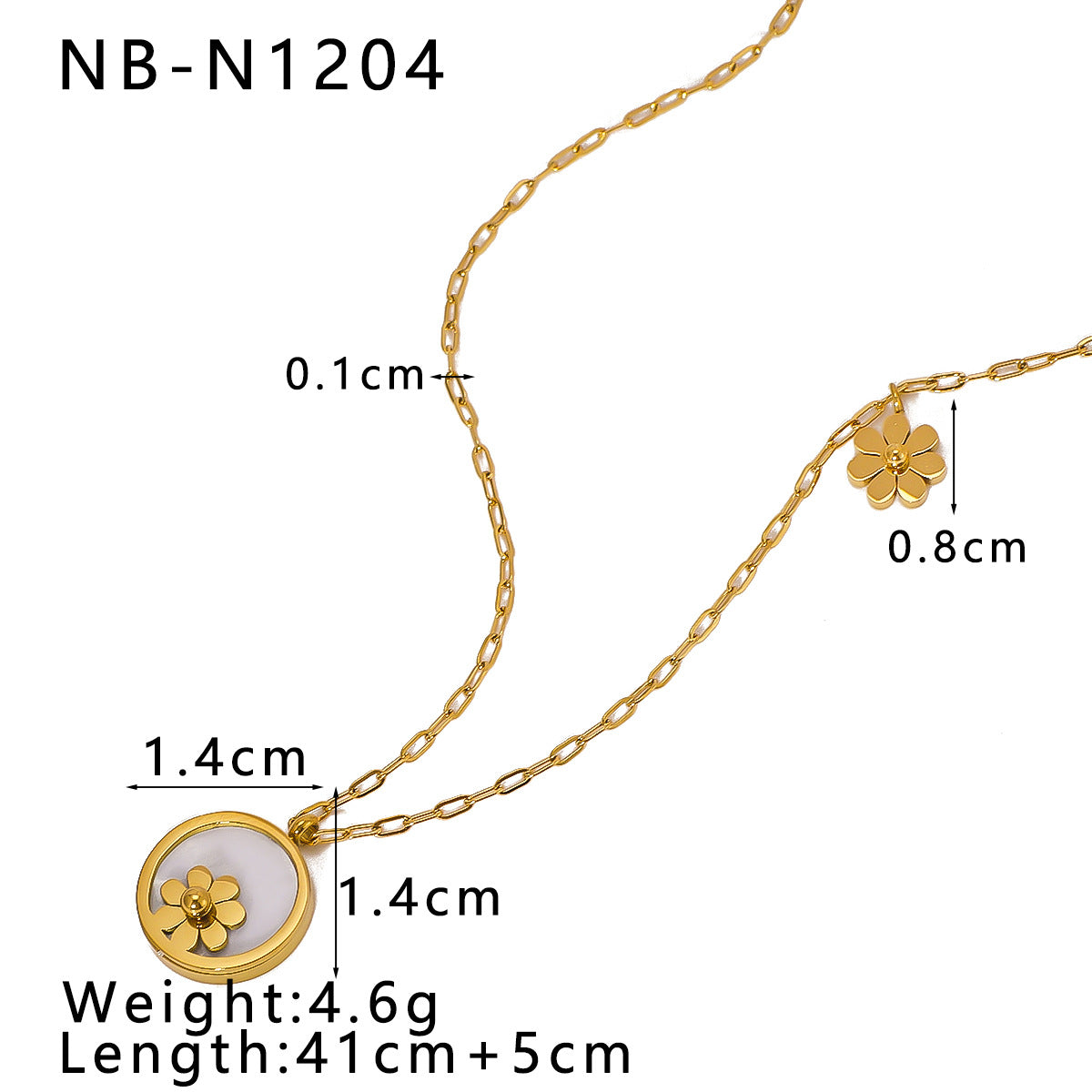 Wholesale Stainless Steel  Retro Necklace Love Geometric Pendant Jewelry