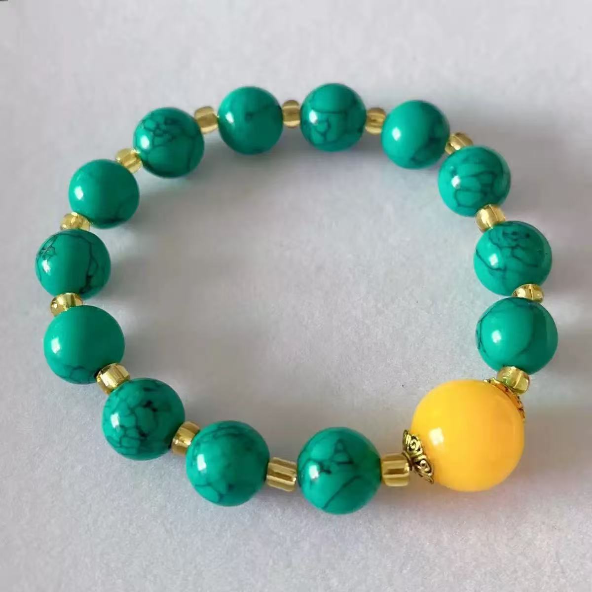 Wholesale Turquoise Beaded Bracelet Tibetan Style Jewelry Accessory for Everyday Wear