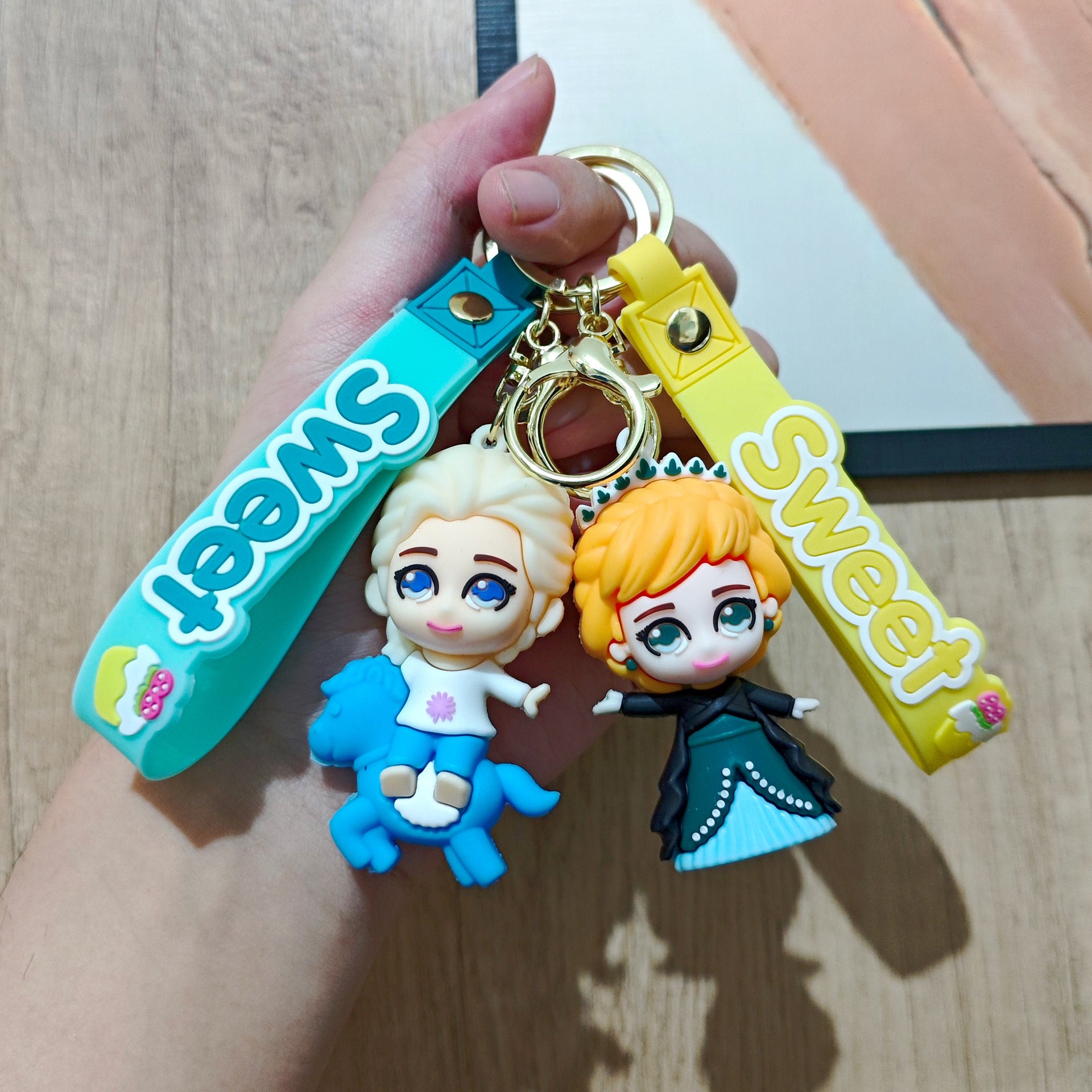 Wholesale Anime   Doll Keychain - PVC &  Metal,  Boutique Resale Car Key Accessory &  Gift