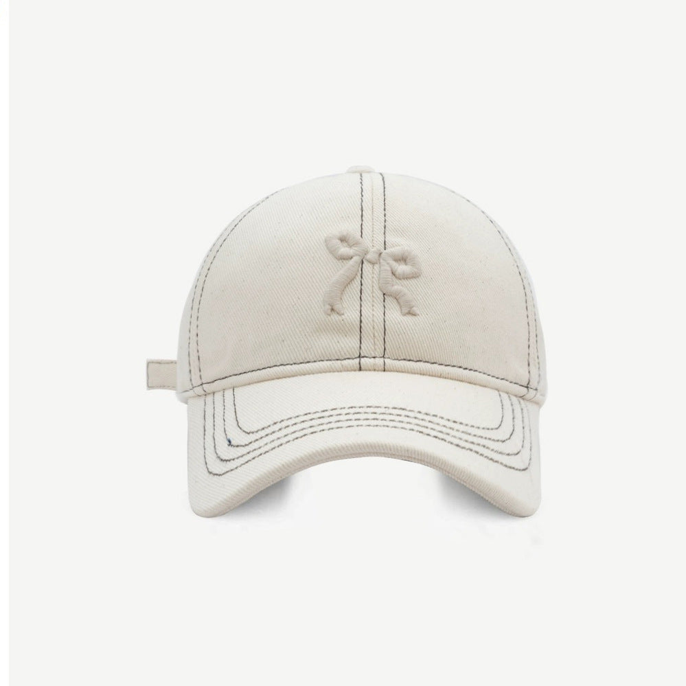 Wholesale Vintage Bow Hat Embroidery Plaid Cap Baseball Cap ACC-HT-JianYang001