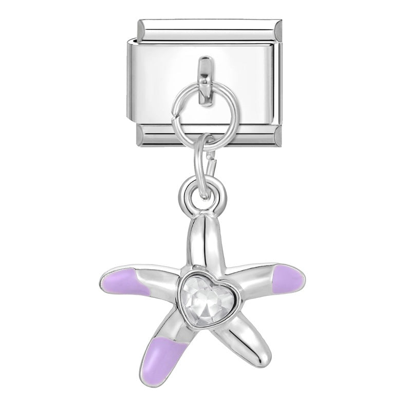 Wholesale 9mm Italian Charm Starter Bracelets DIY Pendant Stainless Steel Composable Bracelet