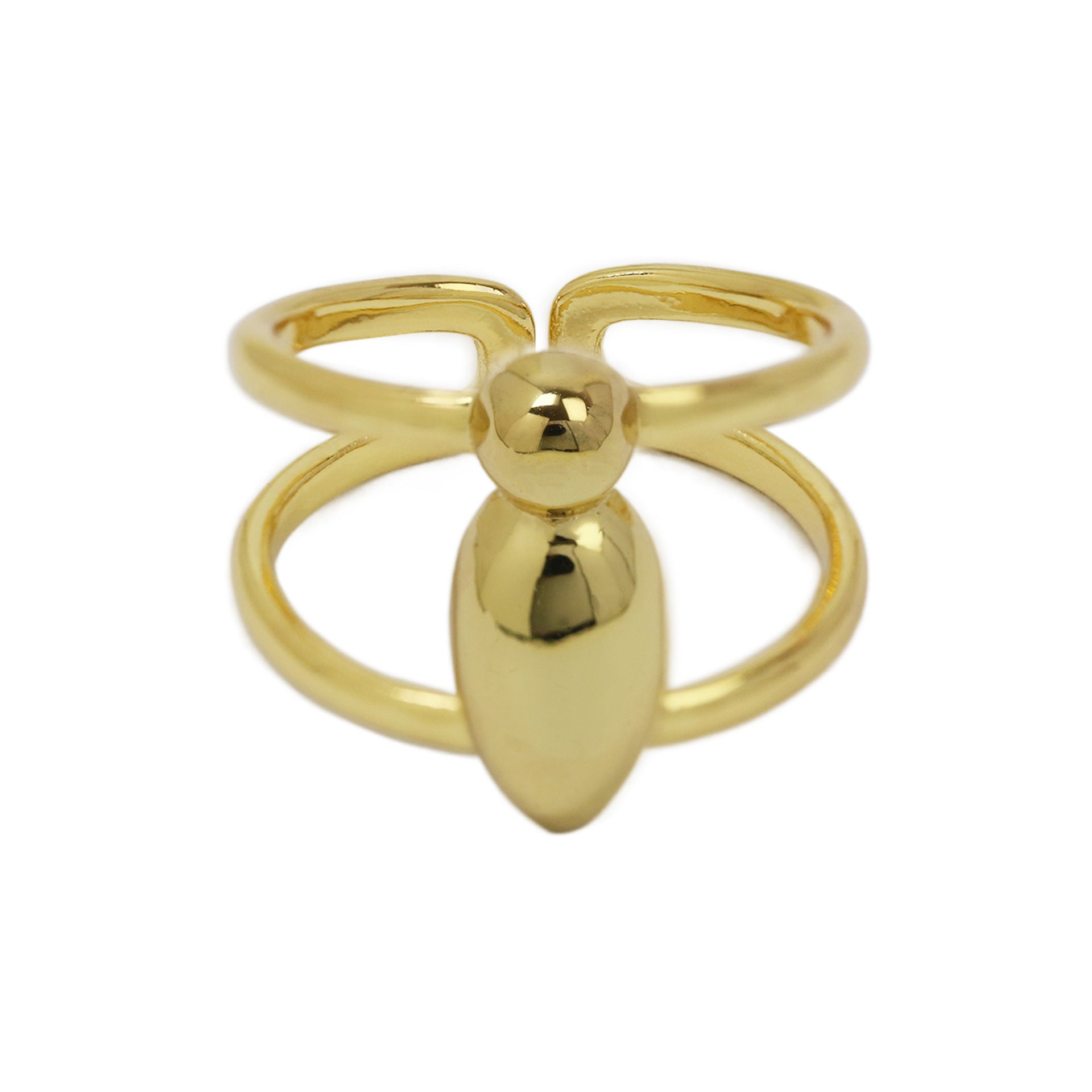 Wholesale  26 A-Z English Letter Open Luxury Women's Rings