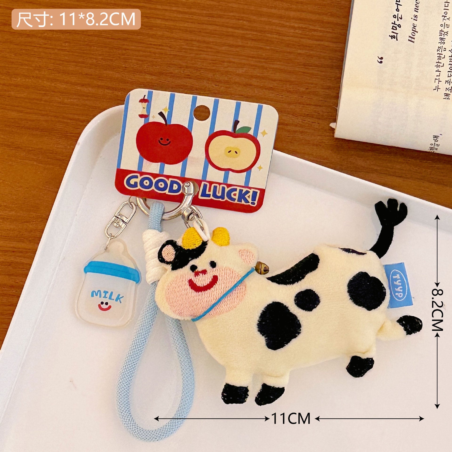 Wholesale New Creative Fabric Puppy Pendant Sweet Girly Versatile Small Pendant Backpack Cute Keychain