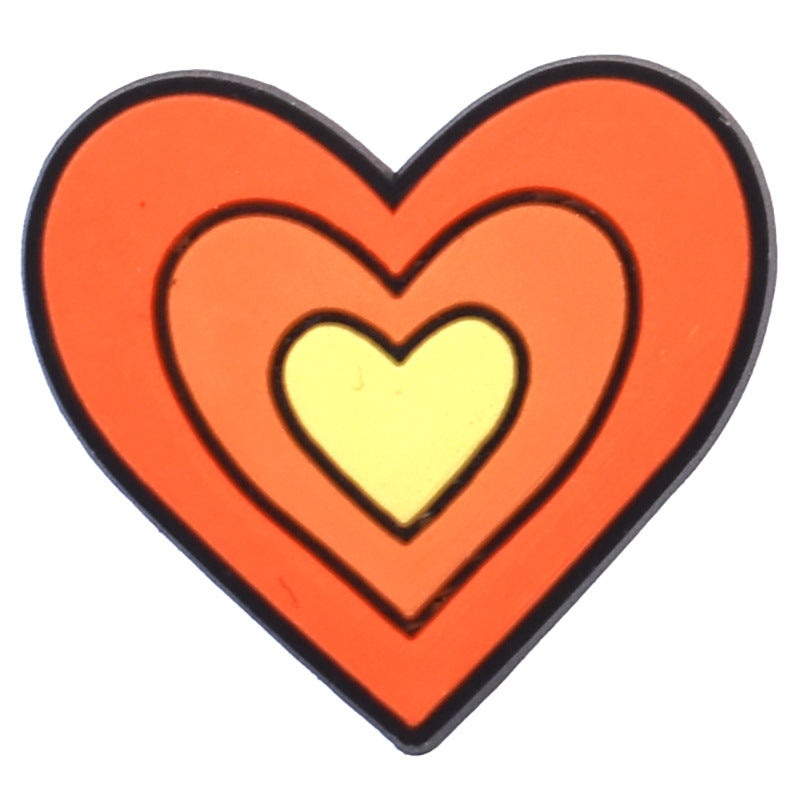 Wholesale  100pcs Random Rainbow Flowers Shoes Accessories Shoes Charms