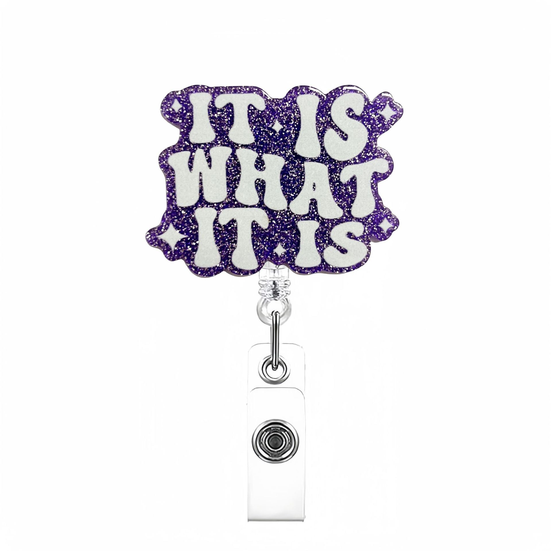 Wholesale Acrylic Badge Reel Keychain with Fun Pattern