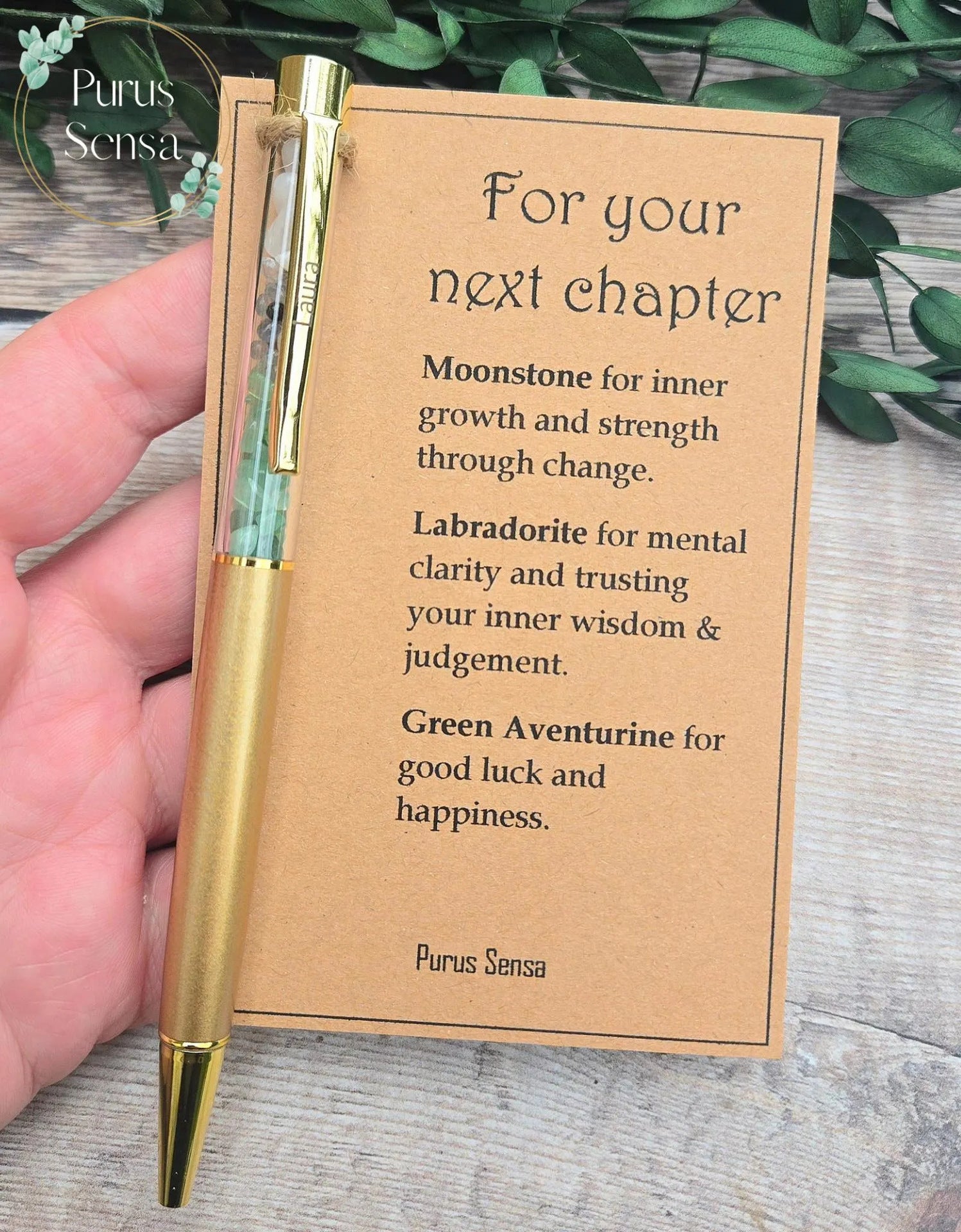 Wholesale Quicksand Metal Empty Pen Barrel  3–5mm  Natural Crushed Stone Pen