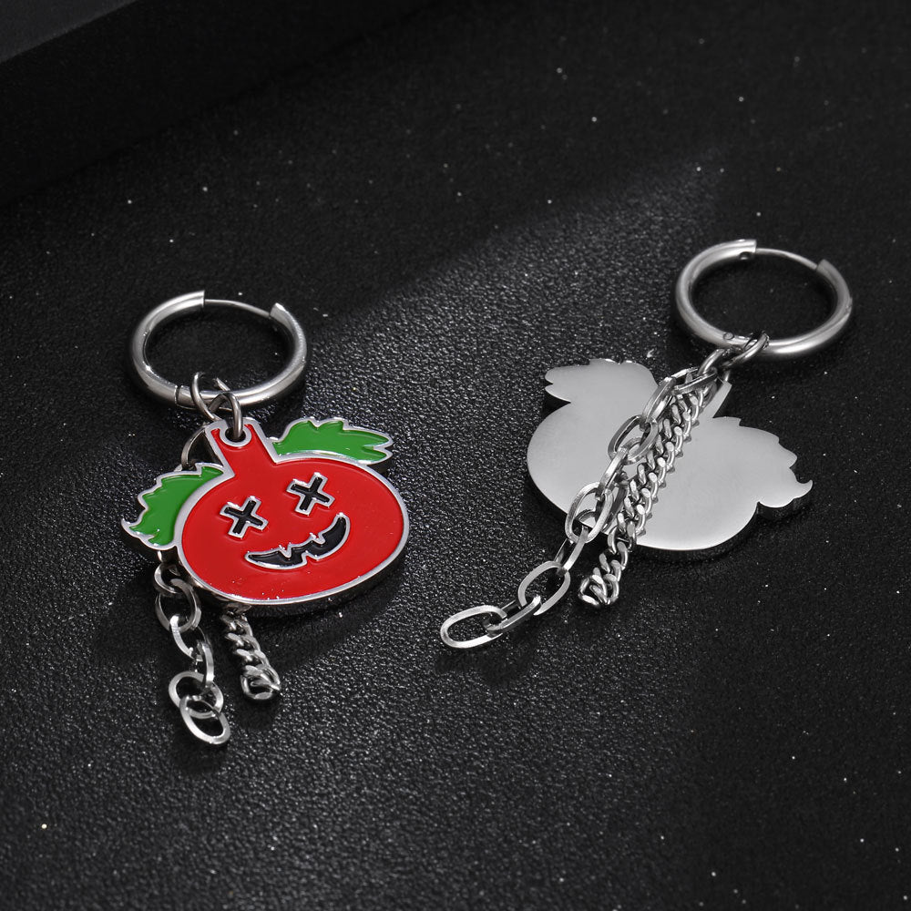 Wholesale Halloween Ghost Face Pumpkin Earrings ACC-ES-Yixin010