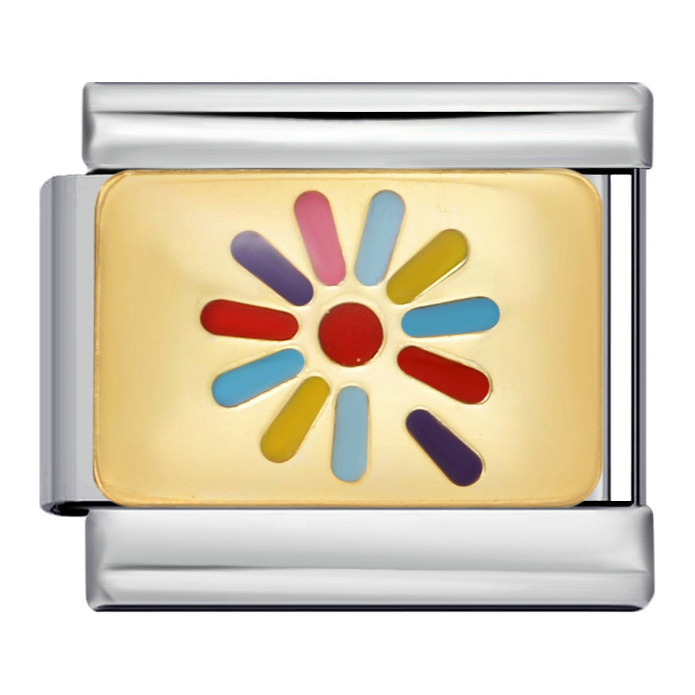 Wholesale  Italian Modular Good Mood DIY Stainless Steel Bracelet