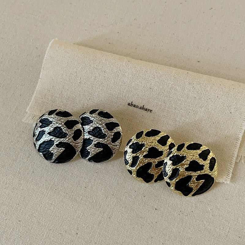 Wholesale Vintage Gold Leopard Earrings