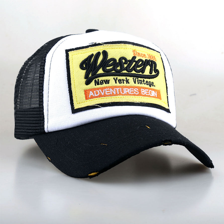 Wholesale  3D Embroidered  Big Brim Baseball Cap