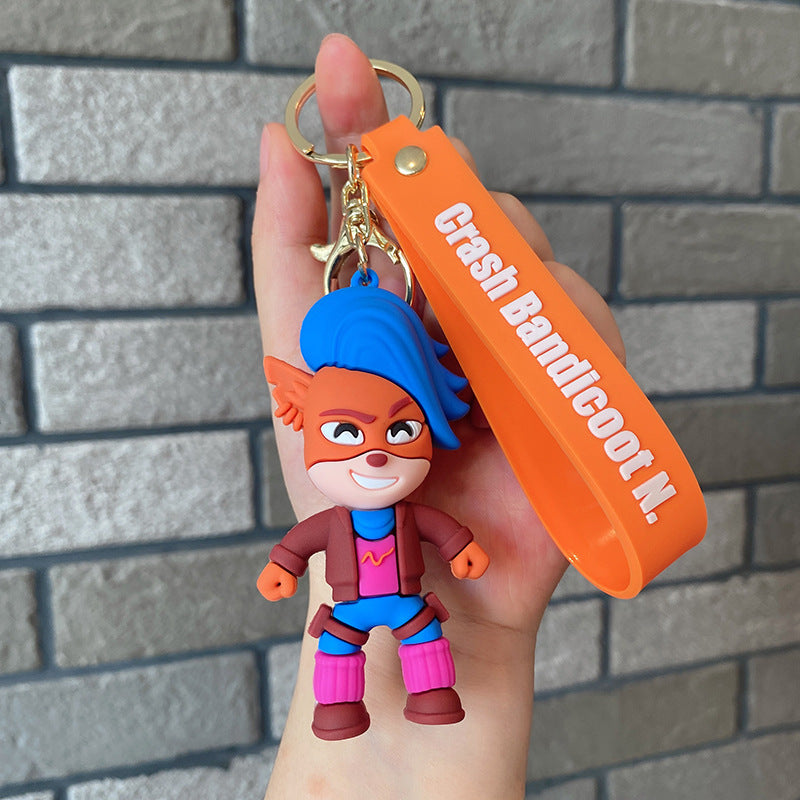 Wholesale Cartoon Cute Silicone Keychain ACC-KC-Lanb004