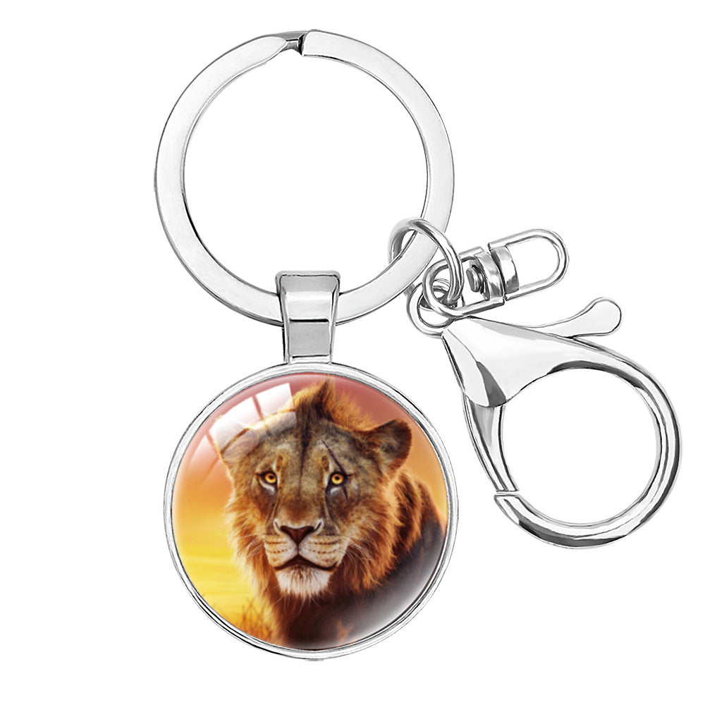 Wholesale Cartoon lion decoration keychain