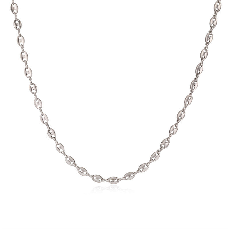 Wholesale Gold Tone Stainless Steel Heart Pendant Necklace With Zircon Fashion Jewelry Accessory Casual Layering Necklace For Women Gift And Boutique Resale
