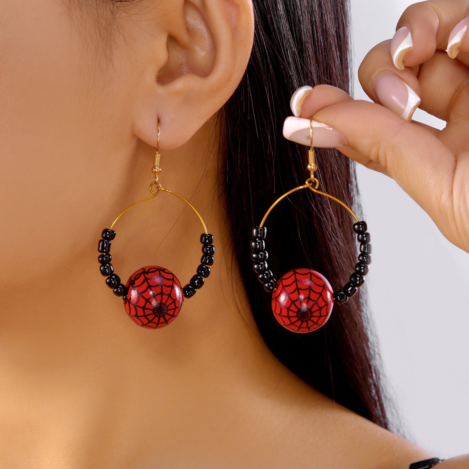 Wholesale Cute  Pumpkin Ghost Spider Bat Cat Halloween Earrings